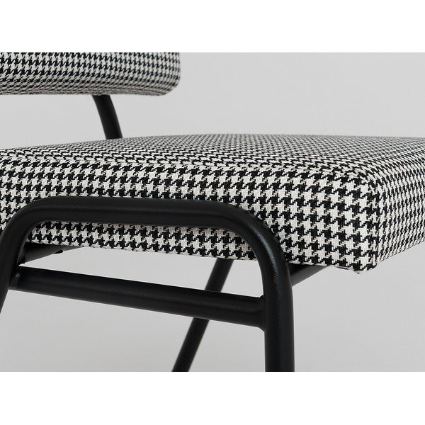 Bílo-černá jídelní židle Simple - CustomForm-image-3