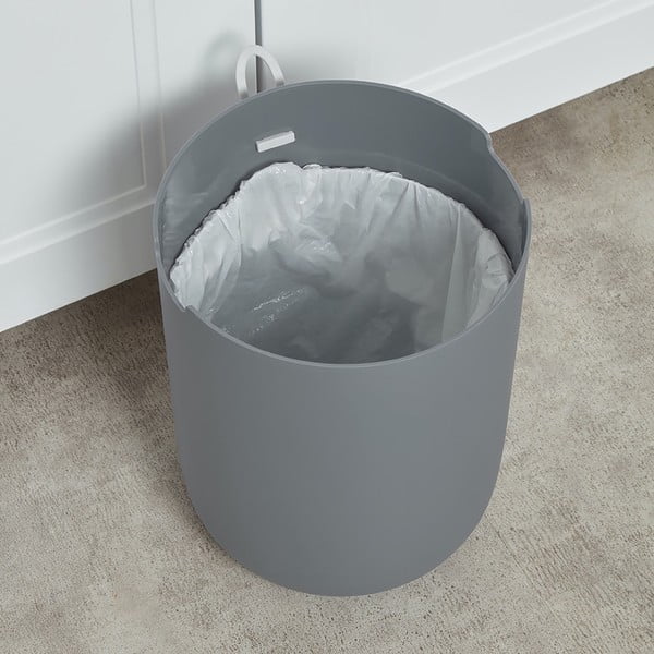 Světle šedý odpadkový koš Addis Sensoric, 8 l-image-4
