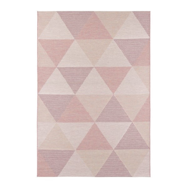 Růžový koberec vhodný i na ven Elle Decoration Secret Sevres, 140 x 200 cm