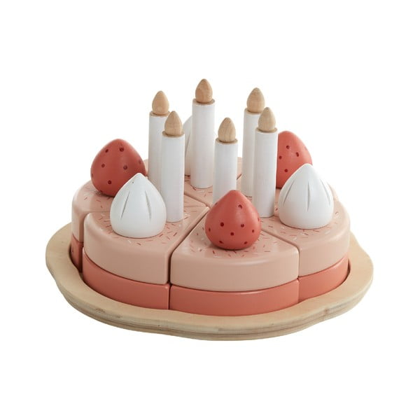 Dřevěný dětský hrací set Flexa Play Birthday Cake