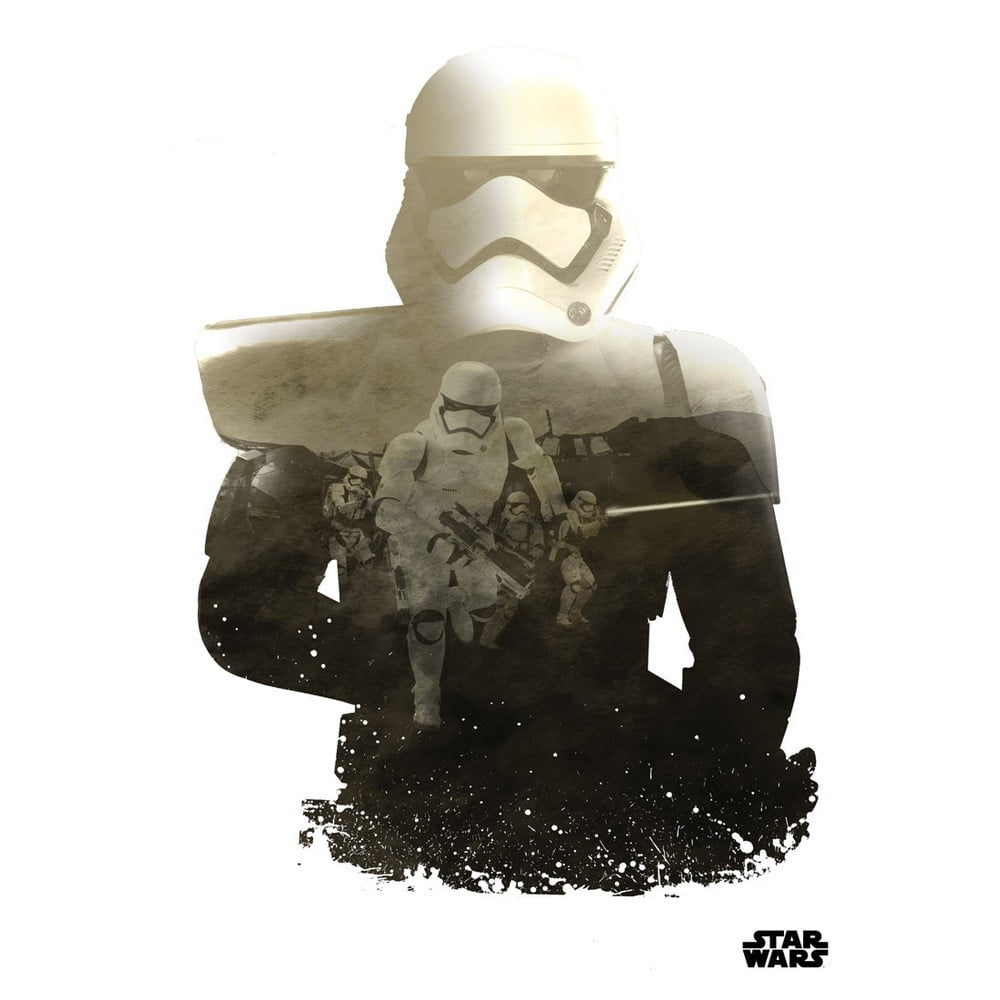 Nástěnná cedule Resistance vs First Order - Trooper