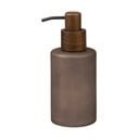Hnědý skleněný dávkovač mýdla 280 ml Modest – Mette Ditmer Denmark