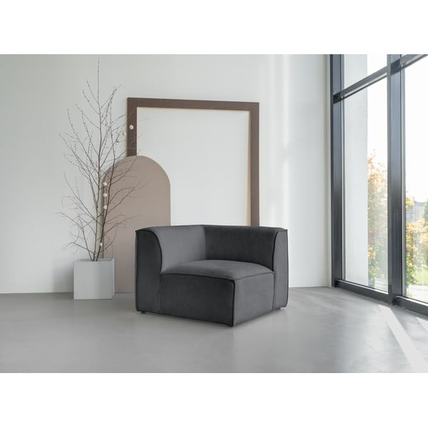 Šedý modul pohovky Flex Felix – Miuform-image-1