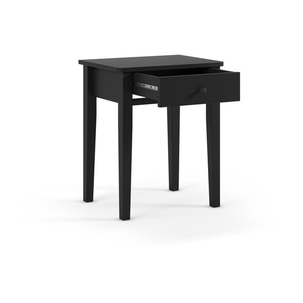 Černý matný noční stolek Bart – Marckeric-image-3