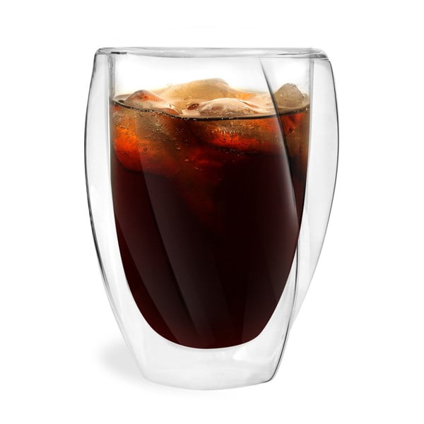 Sada 2 dvoustěnných sklenic Vialli Design Latte, 300 ml-image-2