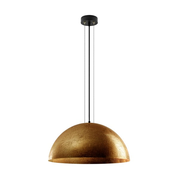 Závěsná lampa ve zlaté barvě Bulb Attack Cuatro, průměr 60 cm