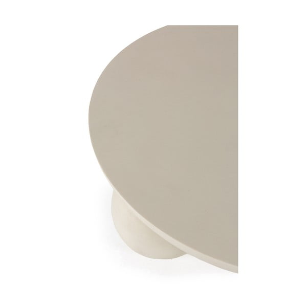 Béžový kulatý konferenční stolek z mangového dřeva ø 90 cm Ailen – MOME-image-3