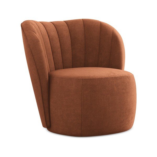 Žinylkové křeslo v terakotové barvě Keloa – Makamii