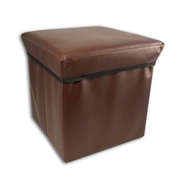 Taburetka s úložným prostorem Brown Stool-image-1