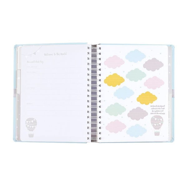 Modrý deník miminka Busy B-image-3