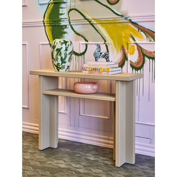 Konzolový stolek z jedlového dřeva v přírodní barvě 32x110 cm Cupa – Bloomingville-image-1