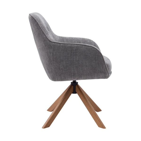 Šedá čalouněná jídelní křesla v sadě 2 ks Avola – Unique Furniture-image-1