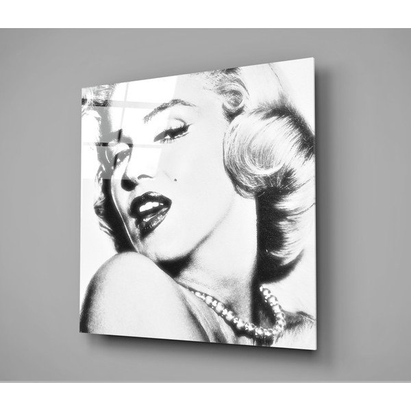Skleněný obraz Insigne Marilyn Monroe, 40 x 40 cm-image-3