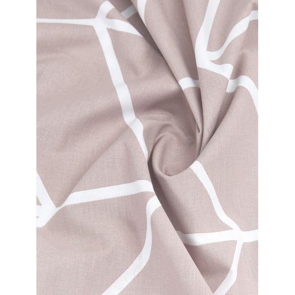 Růžové bavlněné povlečení na jednolůžko by46 Mirja, 155 x 220 cm-image-1
