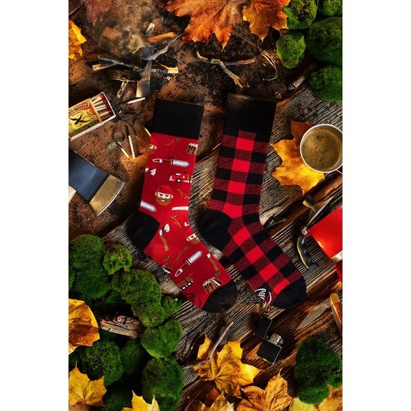 Ponožky Many Mornings Lumberjack Life, vel. 35-38-image-1