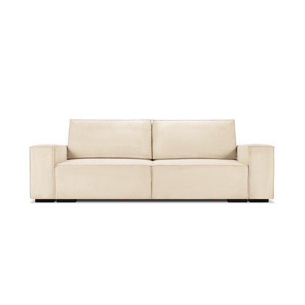 Béžová manšestrová rozkládací pohovka Mazzini Sofas Azalea-image-2