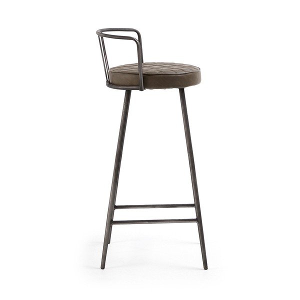 Hnědá barová židle Kave Home, výška 92 cm-image-2