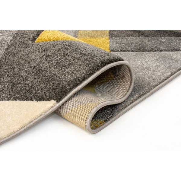 Žluto-šedý běhoun 80x230 cm Nimbus – Flair Rugs-image-3