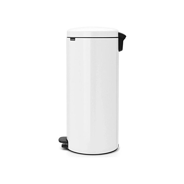 Bílý nášlapný ocelový odpadkový koš 30 l NewIcon – Brabantia-image-4
