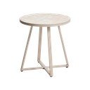 Kulatý zahradní stolek s keramickou deskou ø 45 cm Tella – Kave Home