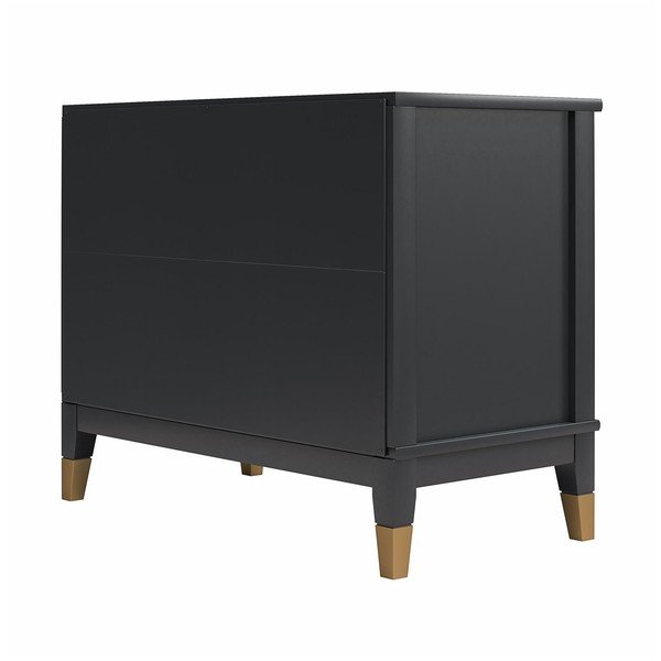 Černý noční stolek Westerleigh – CosmoLiving by Cosmopolitan-image-3
