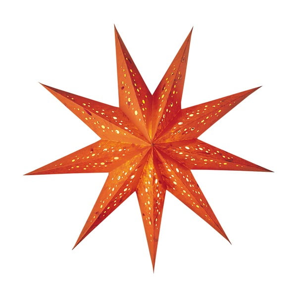Dekorativní vánoční hvězda Baby Spumante Orange