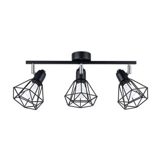 Černé stropní svítidlo ø 10 cm Varpu – Nice Lamps