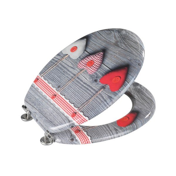 WC sedátko Wenko Bavarian Hearts, 43 x 37 cm-image-1