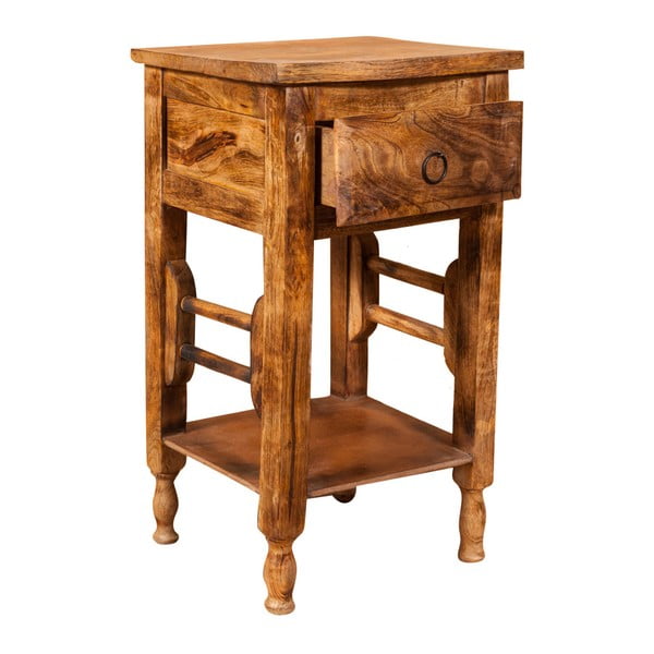 Příruční dřevěný stolek Biscottini Bedside Table