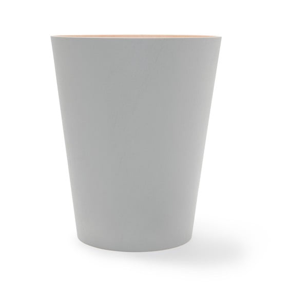 Světle šedý dřevěný odpadkový koš 7,5 l Woodrow – Umbra-image-4