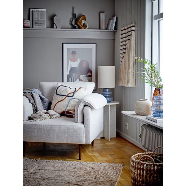 Modrá stolní lampa s textilním stínidlem (výška 51 cm) Fabiola – Bloomingville-image-3