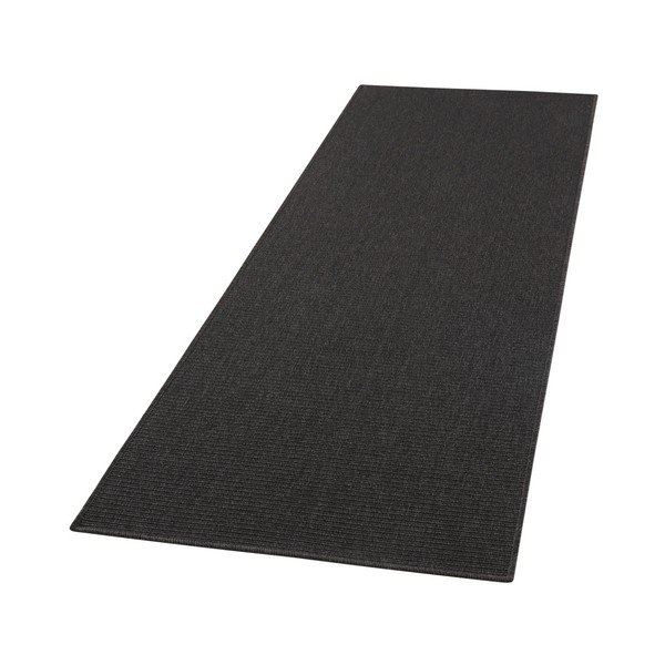 Černý běhoun vhodný i na ven BT Carpet Sisal, 80 x 500 cm-image-3