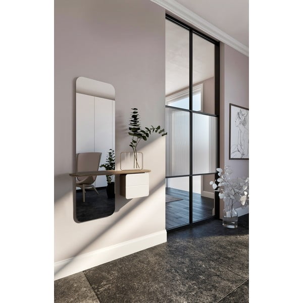 Bílo-hnědá předsíňová sestava v dekoru dubu One More Look – UMAGE-image-1