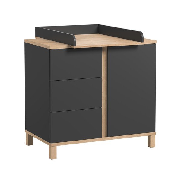 Šedá komoda Vox Altitude, výška 85 cm-image-2