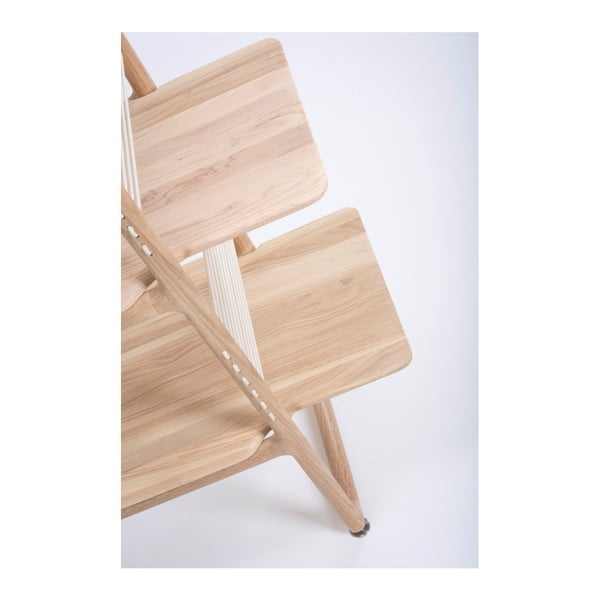 Knihovna z masivního dubového dřeva Gazzda Muse, výška 216 cm-image-4