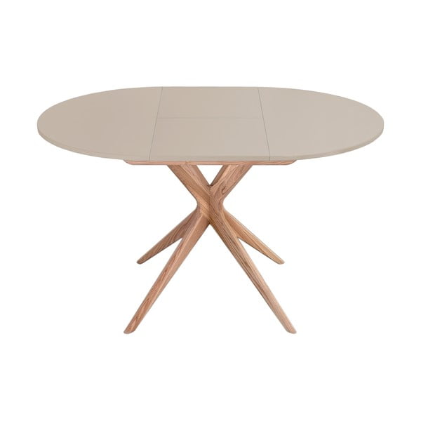 Kulatý rozkládací jídelní stůl s přídavnou deskou ø 90 cm Jubi – Ragaba-image-1