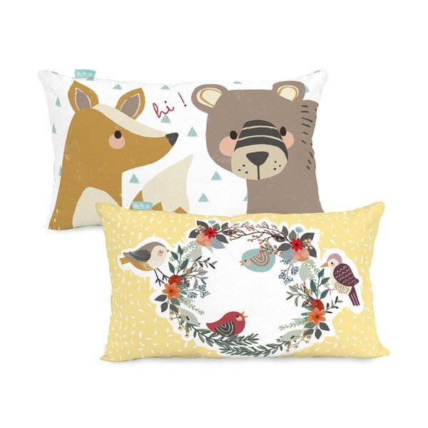 Bavlněný oboustranný povlak na polštář Moshi Moshi Harvestwood, 50 x 30 cm-image-2