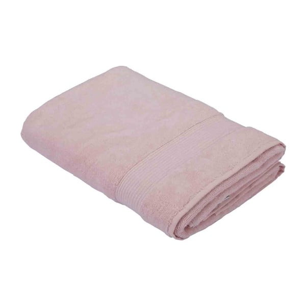 Světle růžový bavlněný ručník Bella Maison Basic, 50 x 90 cm