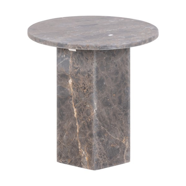 Mramorový kulatý odkládací stolek ø 50 cm Naxos – Actona
