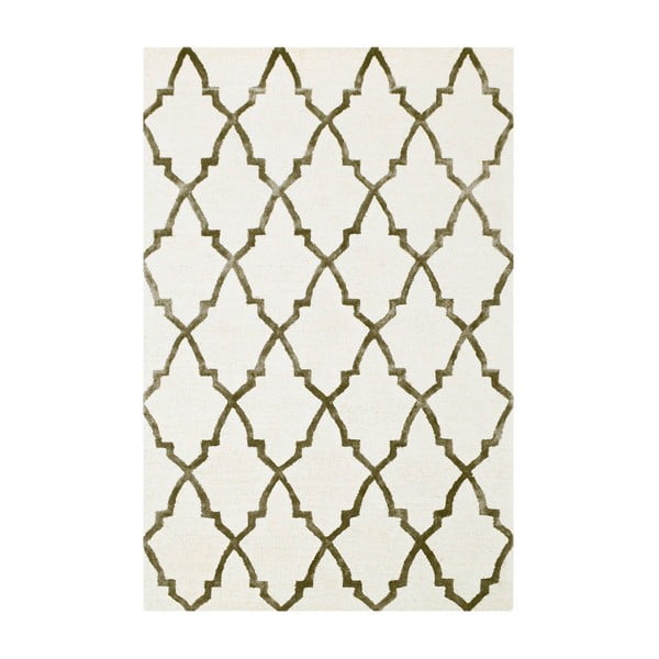 Ručně tkaný koberec Kohinoor, 153x244 cm, béžový