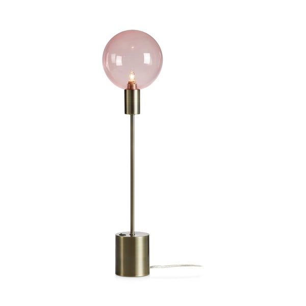 Růžová stolní lampa Markslöjd Uno