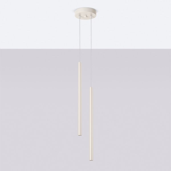 Krémové závěsné svítidlo ø 15 cm Fideus – Sollux-image-2