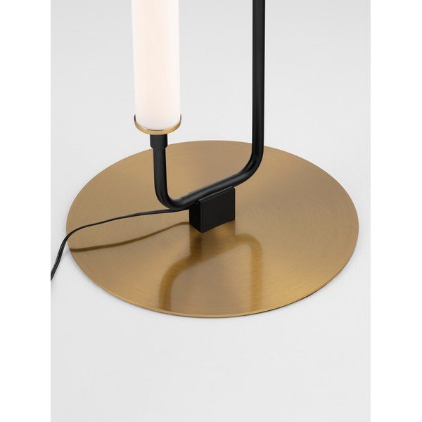 Bílá/matně černá kovová LED stojací lampa (výška 150 cm) Wetro – Nova Luce-image-3