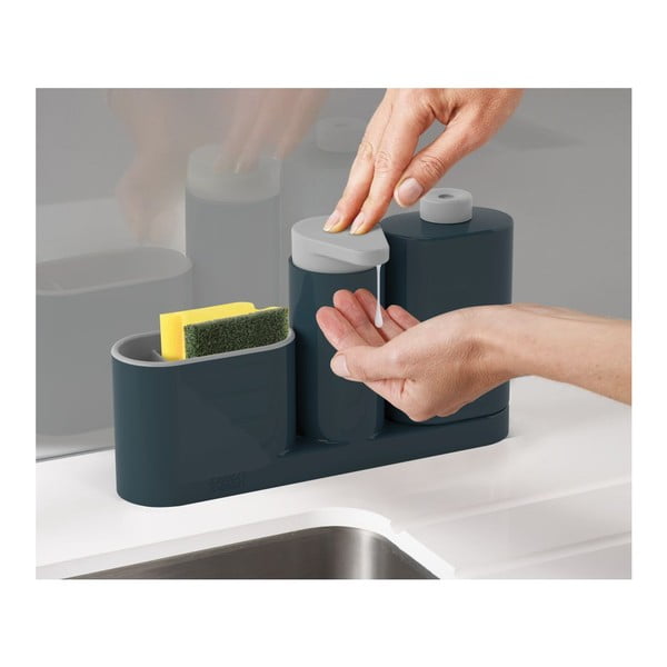 Šedý stojánek na mycí prostředky Joseph Joseph SinkBase Plus-image-3