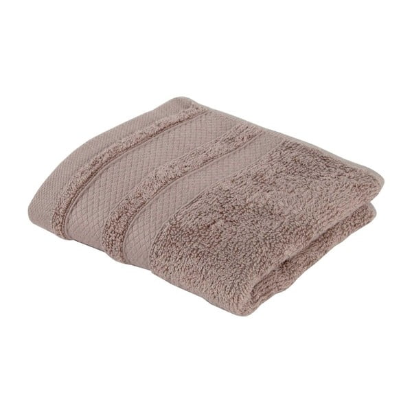 Hnědý ručník Jolie, 30 x 50 cm