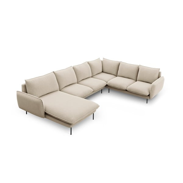 Béžová pohovka do "U" Cosmopolitan Design Vienna, pravý roh-image-2