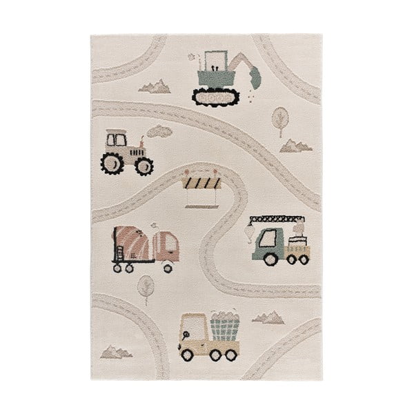 Béžový dětský hrací koberec 120x170 cm Clown – Universal