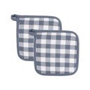 Bavlněné chňapky v sadě 2 ks Gingham – Tiseco Home Studio