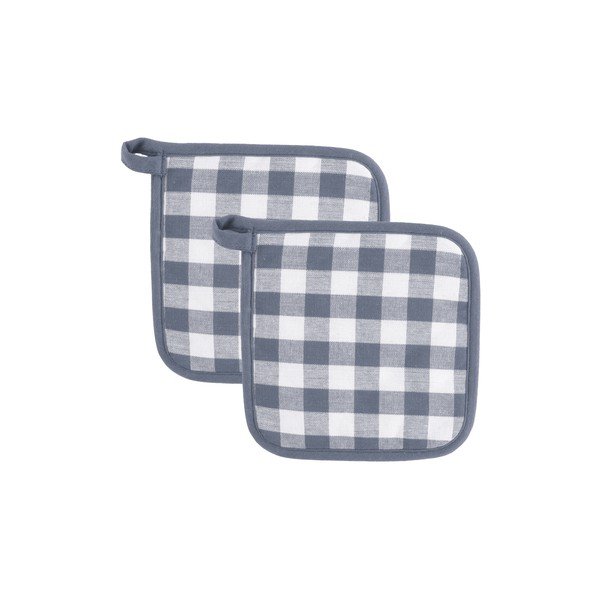 Bavlněné chňapky v sadě 2 ks Gingham – Tiseco Home Studio