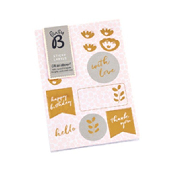 Sada lepíků Busy B Pinky Labels-image-2